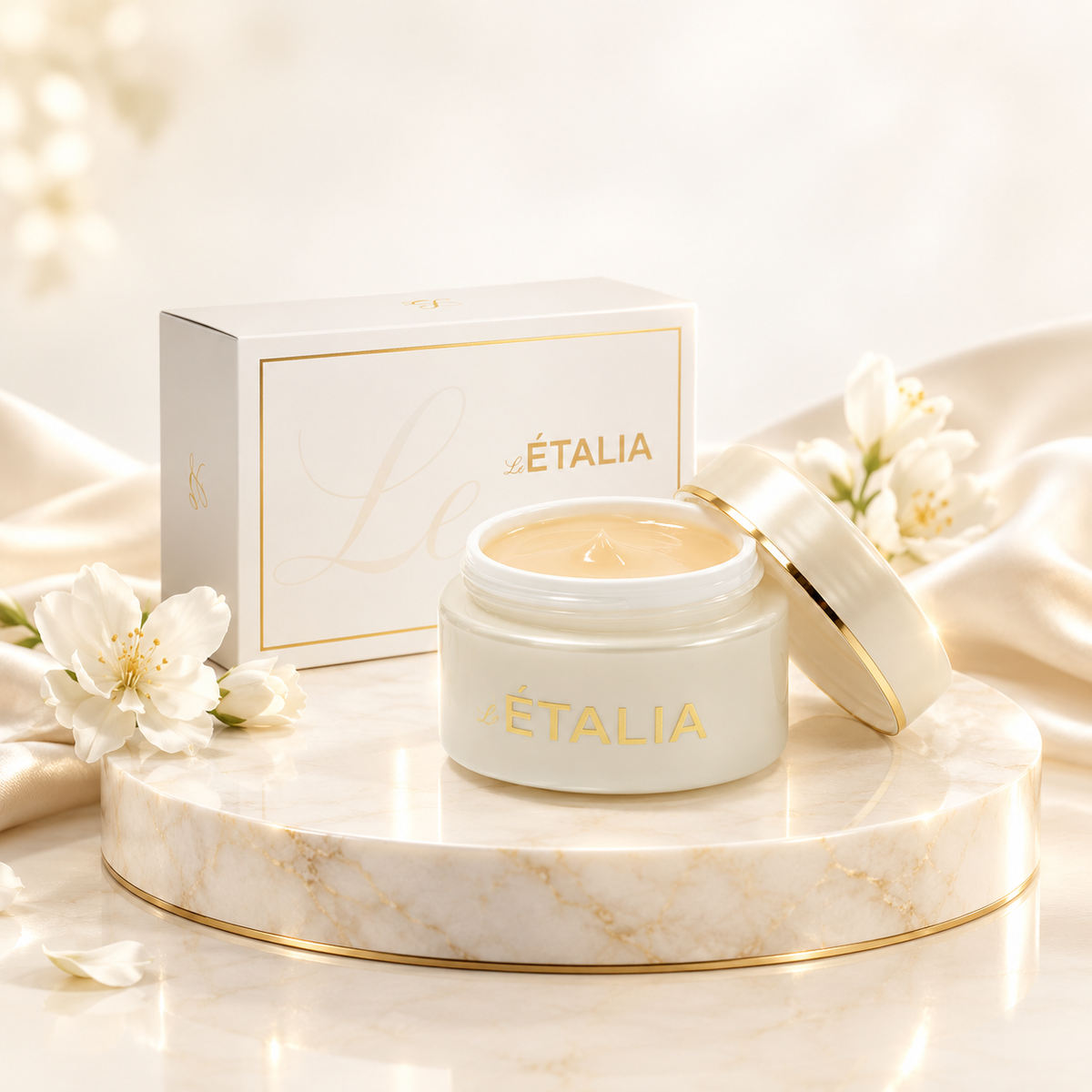 Le ETALIA Glutathione Beauty Cream For WOMEN (50ml) + Free Soap